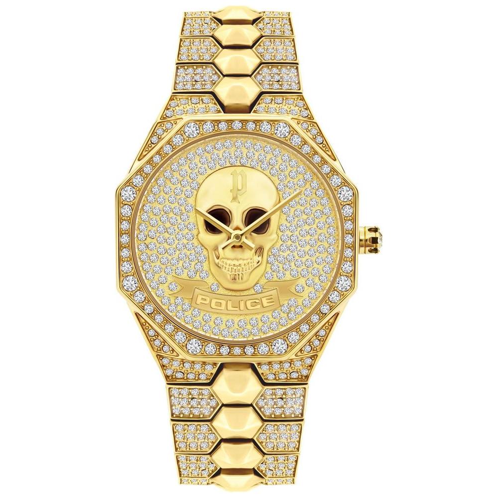 Police Gold Stainless Steel Watch