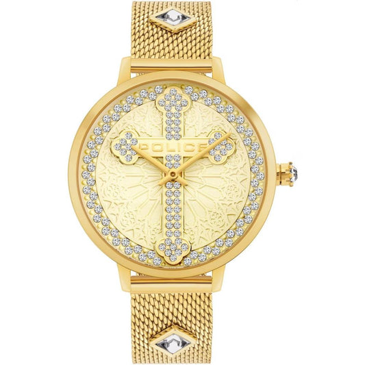 Police Gold Stainless Steel Watch Police