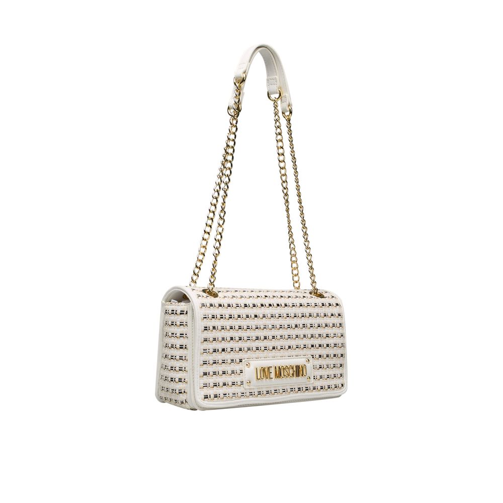 Love Moschino White Polyethylene Crossbody Bag