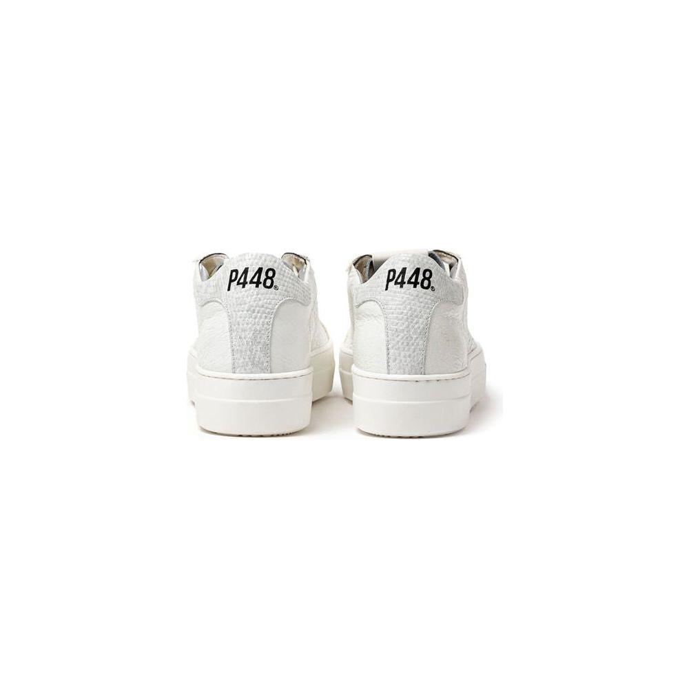 P448 White Leather Sneaker P448