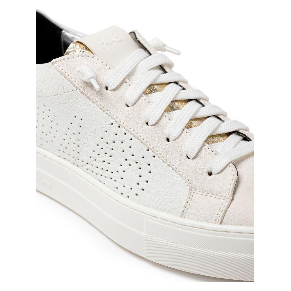 P448 White Leather Sneaker P448