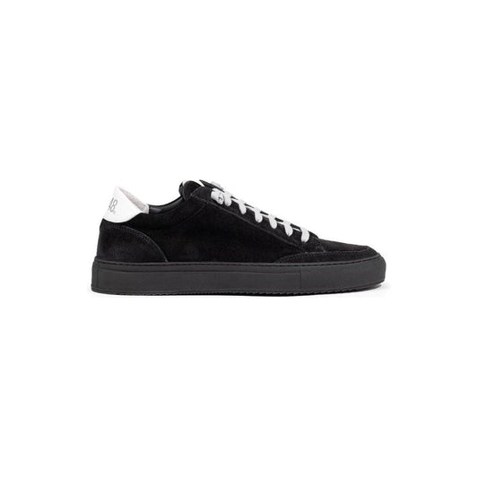 P448 Black Leather Scamociata Sneaker