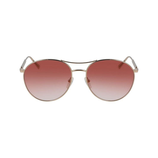 Longchamp Gold Metal Sunglasses Longchamp