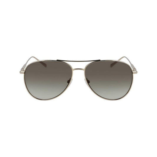 Longchamp Gold Metal Sunglasses Longchamp