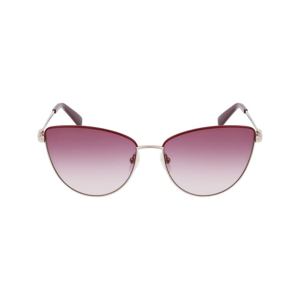 Longchamp Gold Metal Sunglasses