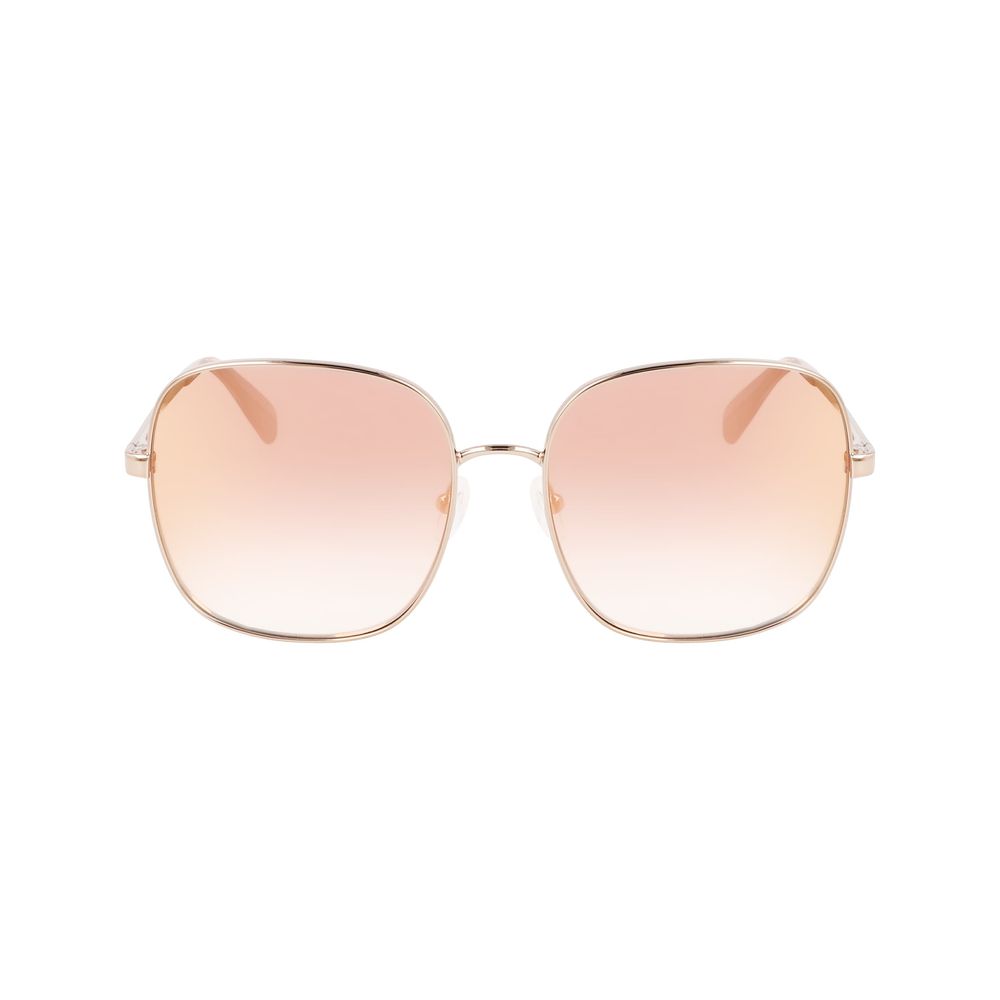 Longchamp Gold Metal Sunglasses Longchamp