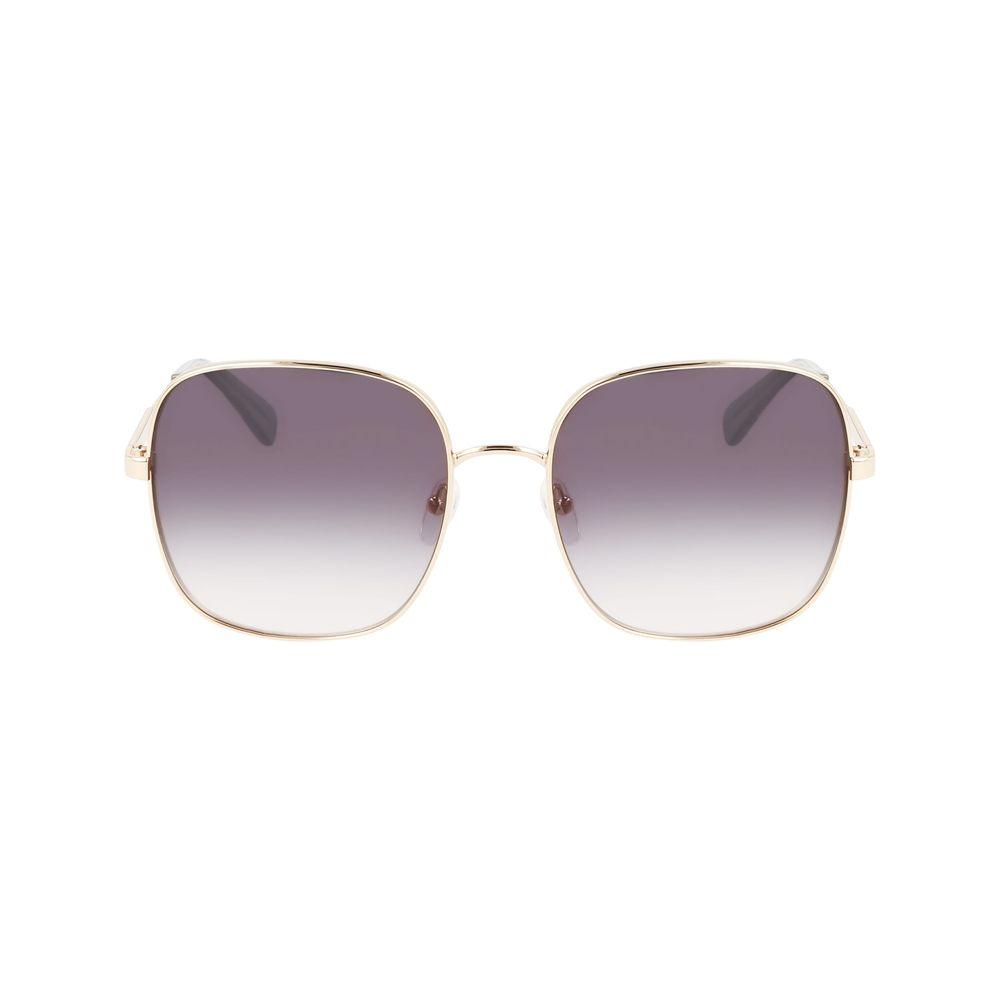 Longchamp Yellow Metal Sunglasses Longchamp