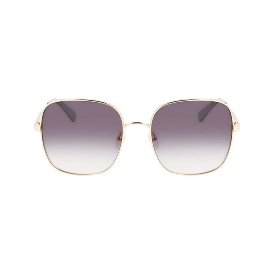 Longchamp Yellow Metal Sunglasses Longchamp