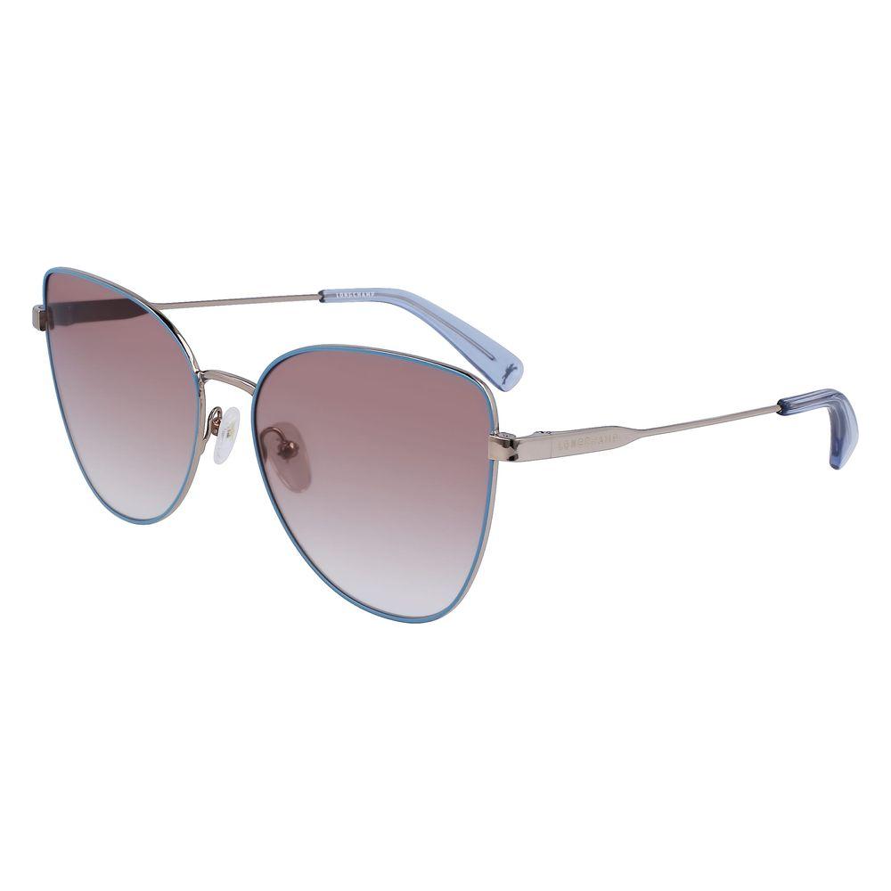 Longchamp Yellow Metal Sunglasses Longchamp