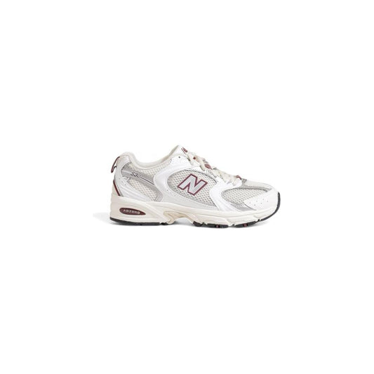 New Balance Cream Synthetic Material Sneaker New Balance