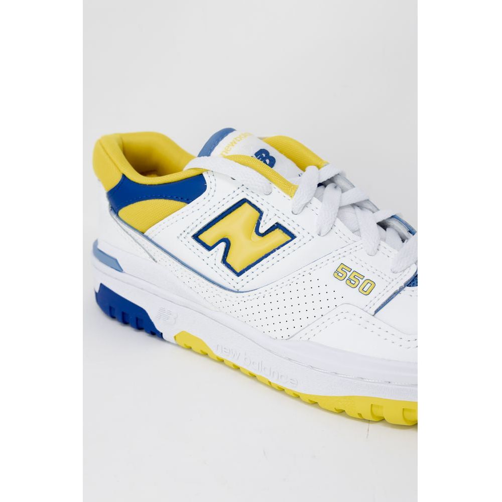 New Balance Yellow Synthetic Leather Sneaker New Balance