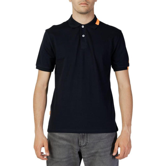 Suns Blue Cotton Polo Shirt Suns