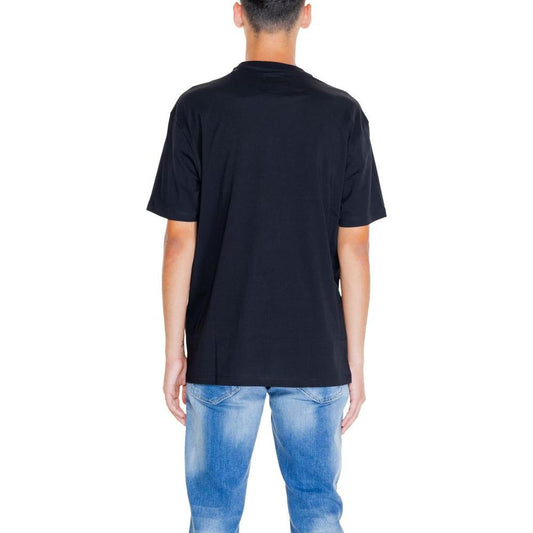 Armani Exchange Black Cotton T-Shirt Armani Exchange