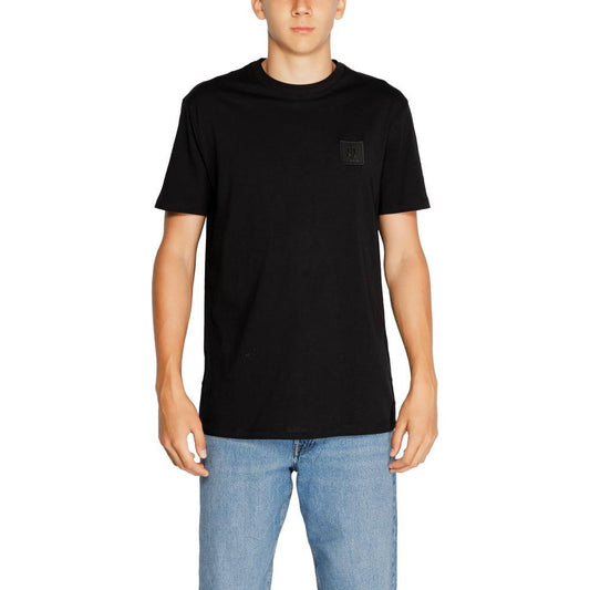 Armani Exchange Black Cotton T-Shirt Armani Exchange