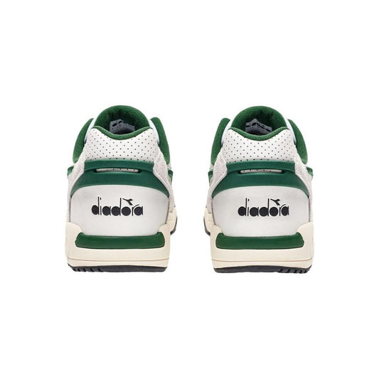 Diadora Green Synthetic Leather Sneaker Diadora