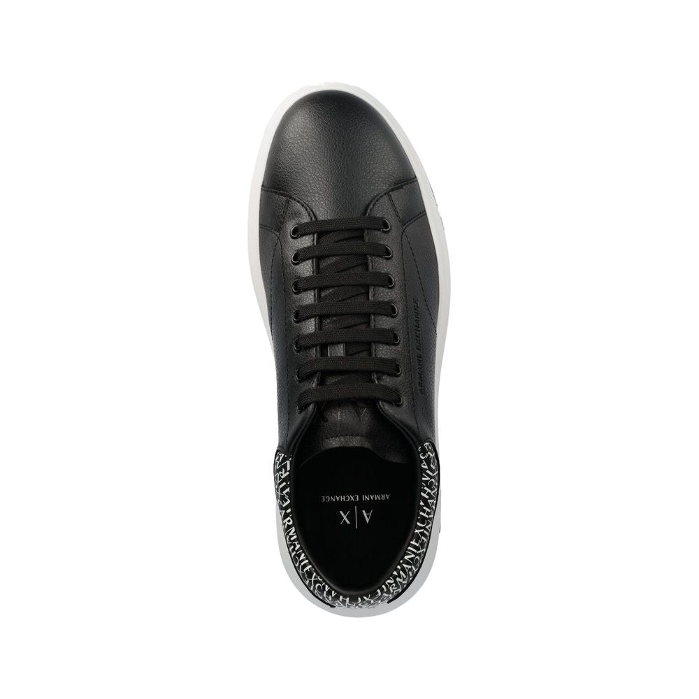 Armani Exchange Black Polyester Sneaker Armani Exchange