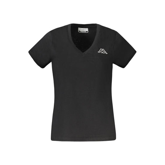 Kappa Black Cotton Tops & T-Shirt Kappa