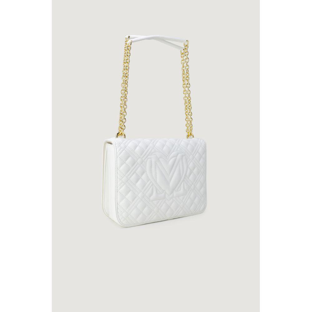 Love Moschino White Polyethylene Handbag Love Moschino