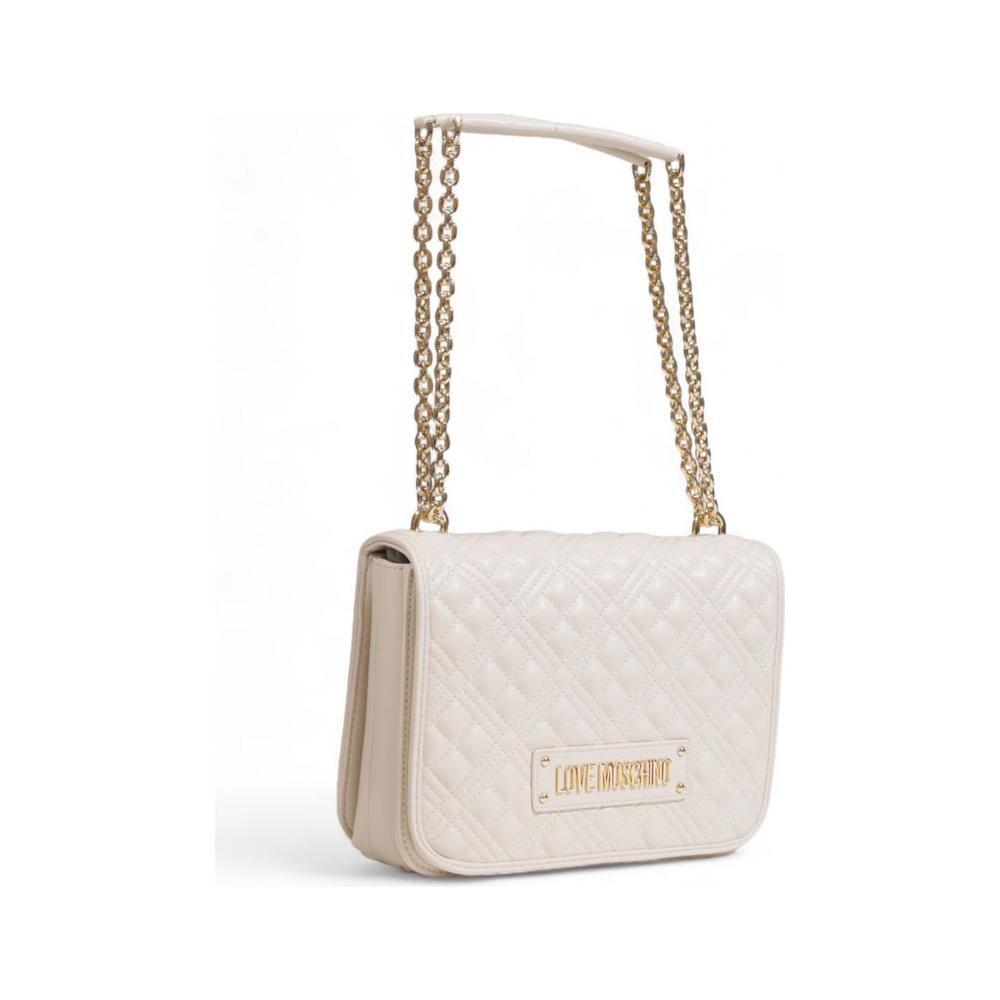 Love Moschino Beige Polyethylene Handbag Love Moschino