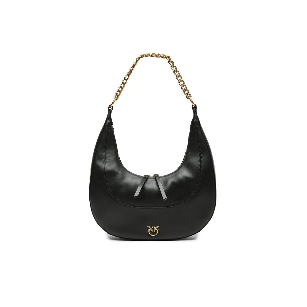 PINKO Black Leather Handbag