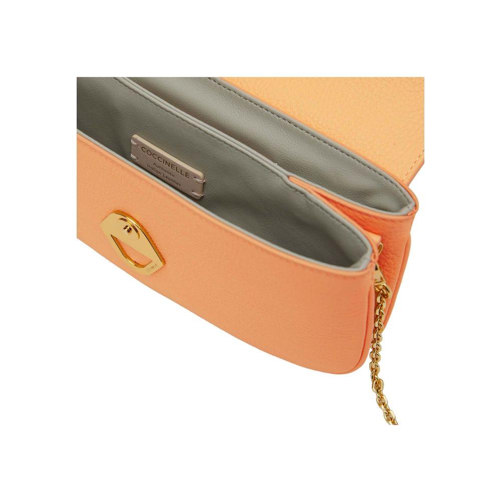 Coccinelle Orange Leather Handbag