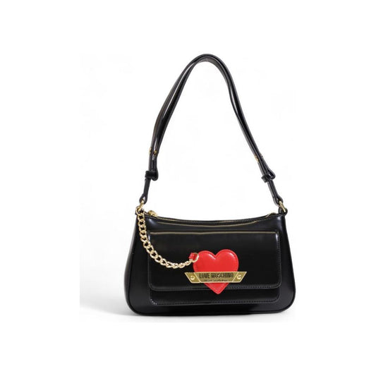 Love Moschino Black Polyethylene Handbag Love Moschino