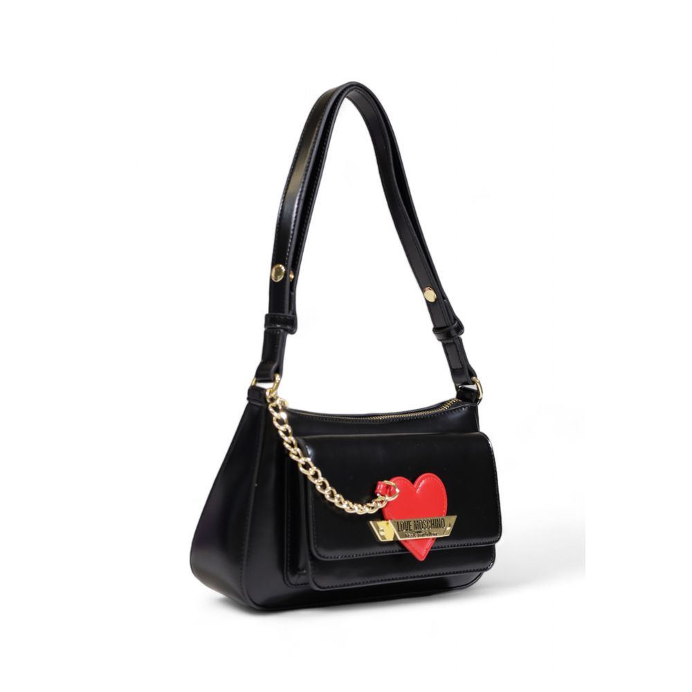 Love Moschino Black Polyethylene Handbag Love Moschino