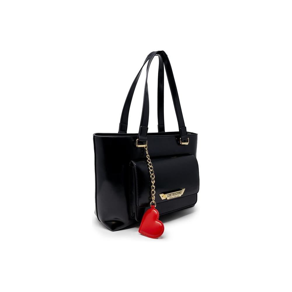 Love Moschino Black Polyethylene Handbag Love Moschino