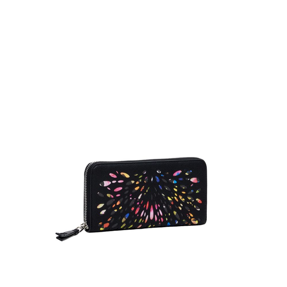 Desigual Black Polyethylene Wallet Desigual