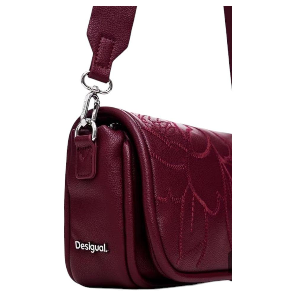 Desigual Bordeaux Polyethylene Handbag Desigual