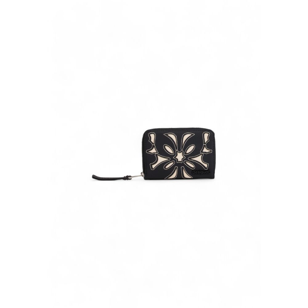 Desigual Black Polyethylene Wallet Desigual