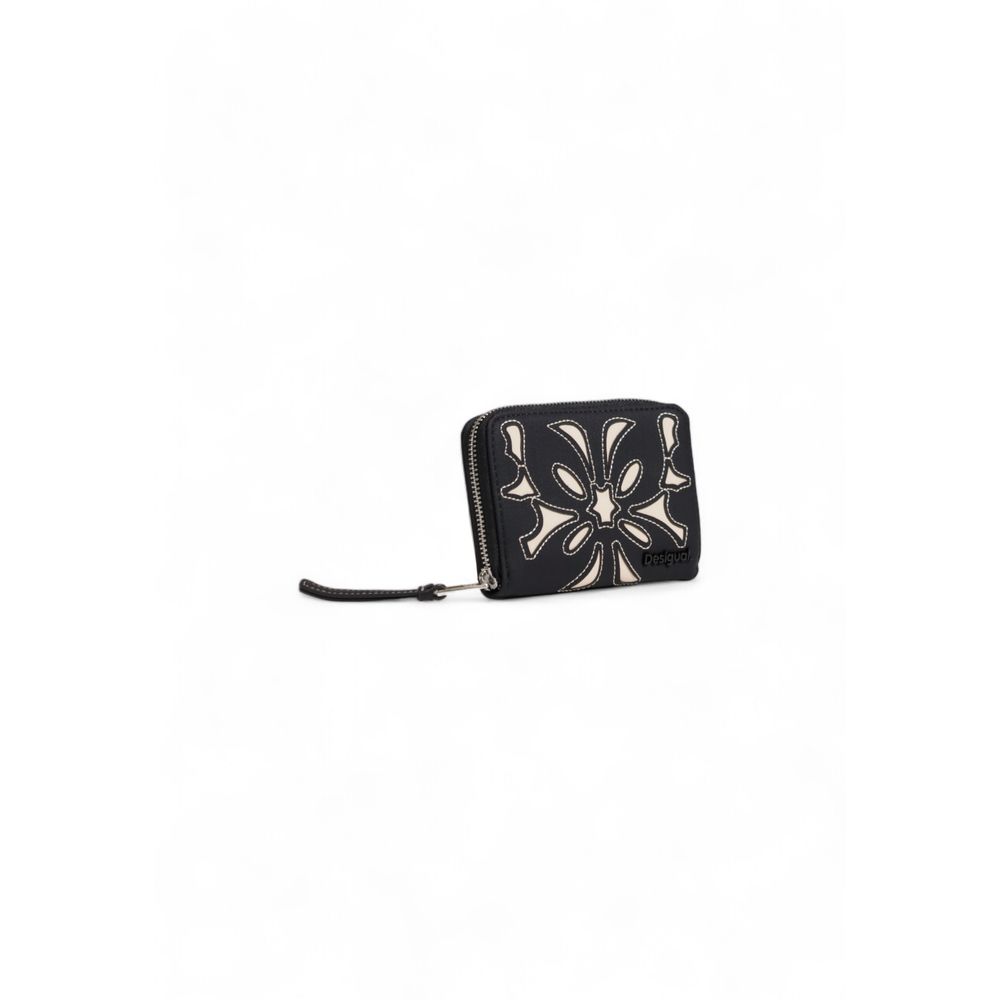 Desigual Black Polyethylene Wallet Desigual