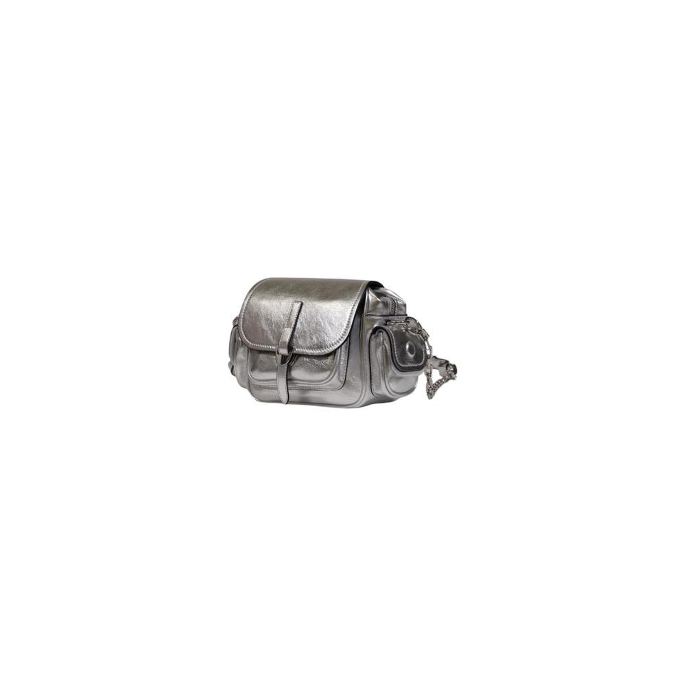 Coccinelle Silver Leather Handbag Coccinelle