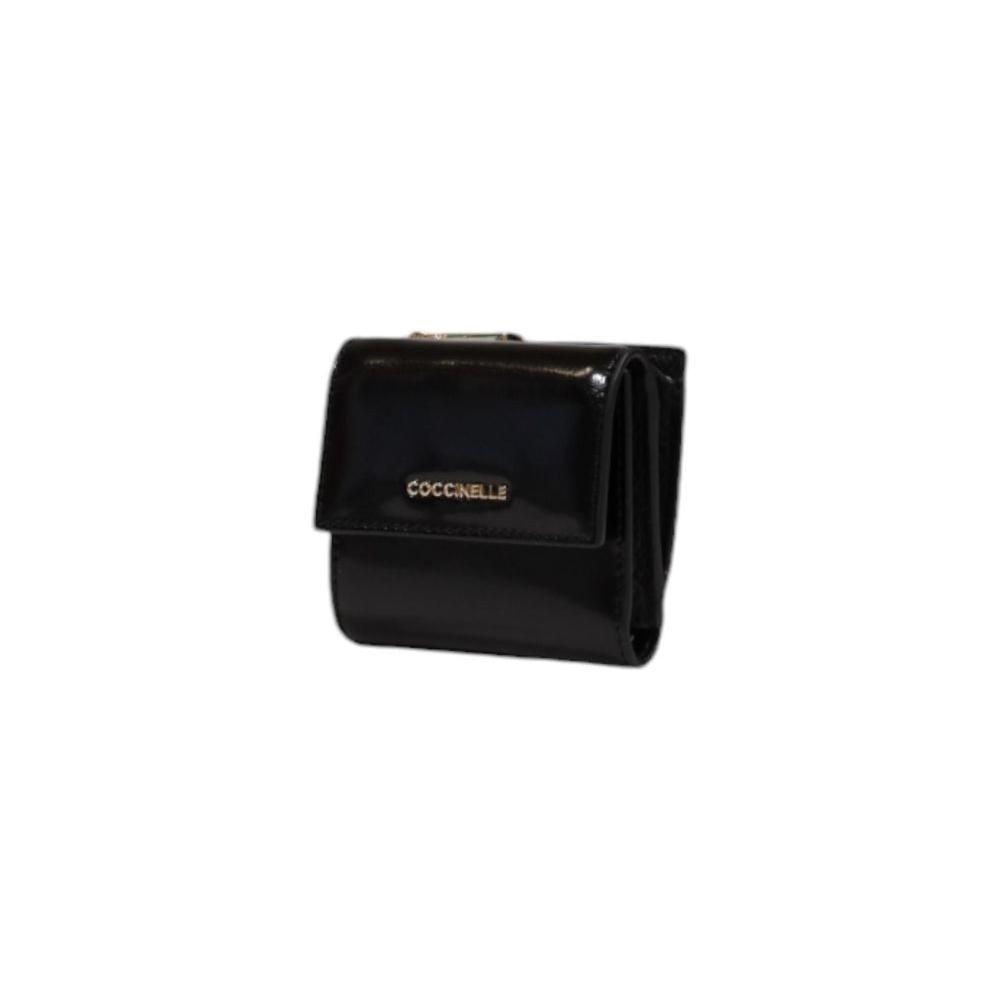 Coccinelle Black Leather Wallet Coccinelle