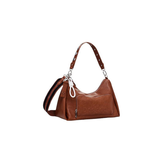 Desigual Brown Polyethylene Handbag Desigual