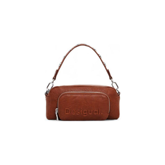 Desigual Brown Polyethylene Handbag Desigual