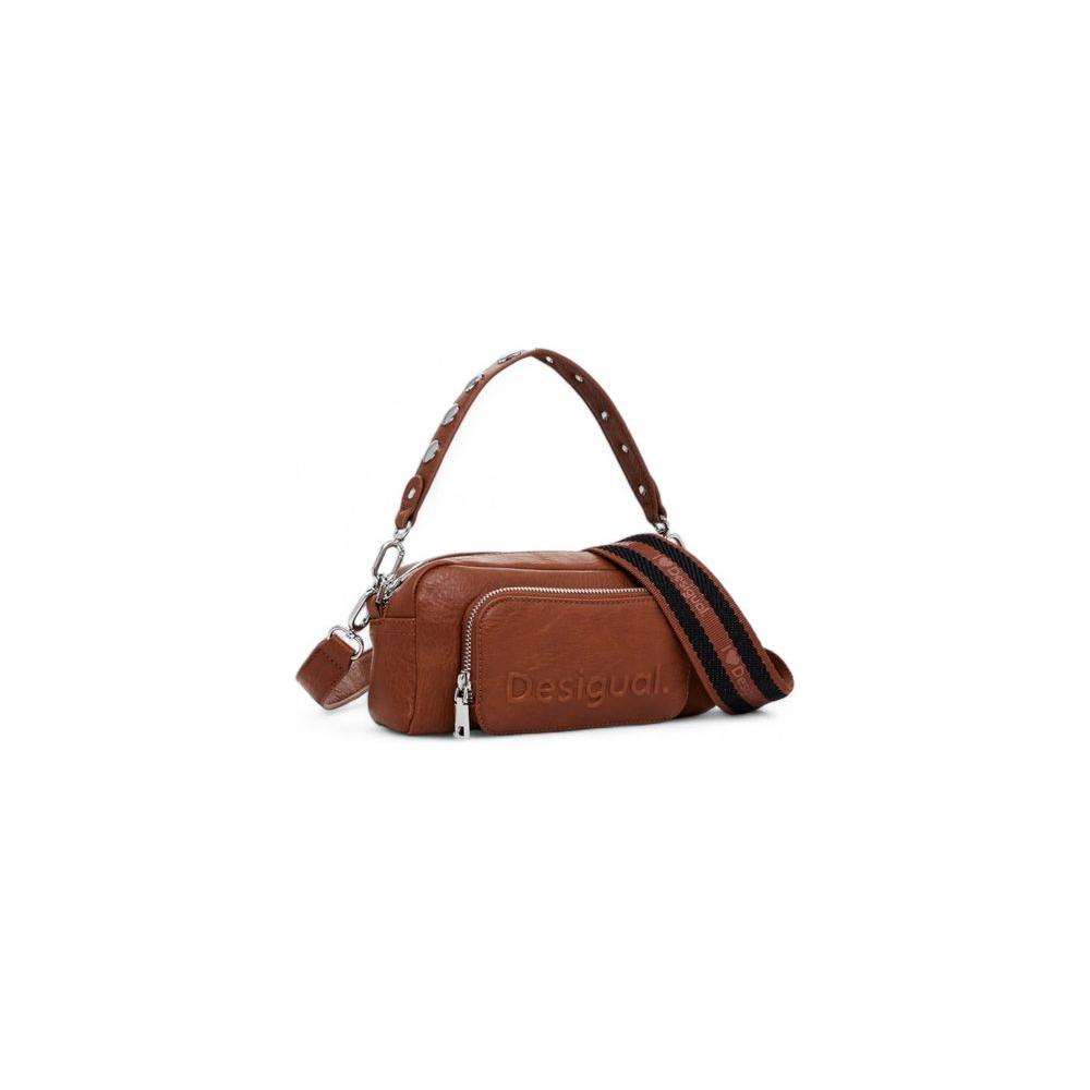 Desigual Brown Polyethylene Handbag Desigual