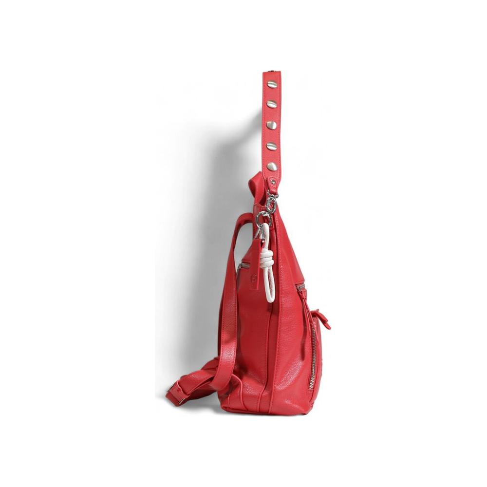 Desigual Red Polyethylene Backpack Desigual