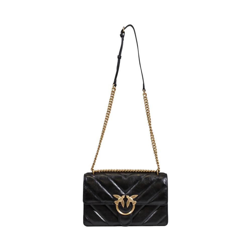 PINKO Black Leather Handbag PINKO