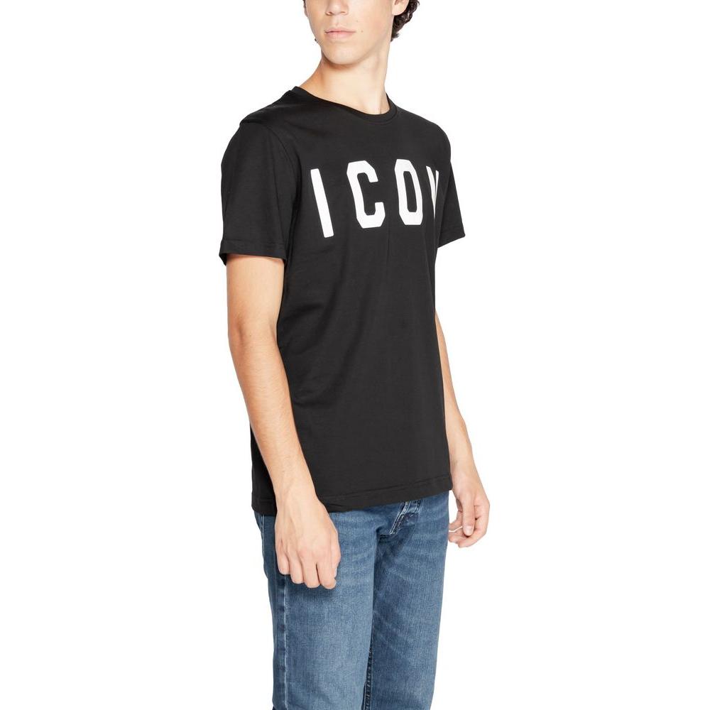 Icon Black And White Cotton T-Shirt Icon