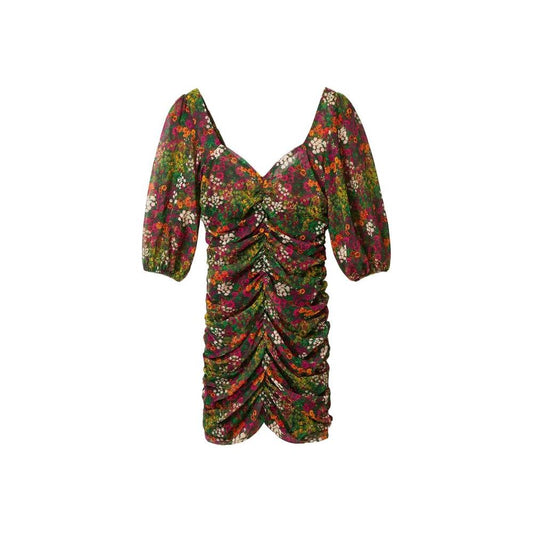 Desigual Green Polyester Dress Desigual