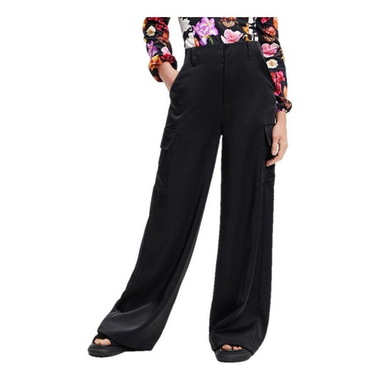 Desigual Black Viscose Jeans & Pant Desigual