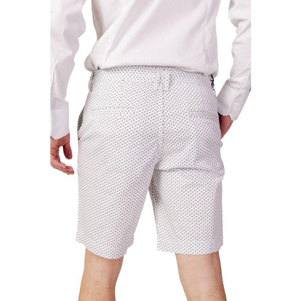 Armani Exchange White Cotton Short Armani Exchange