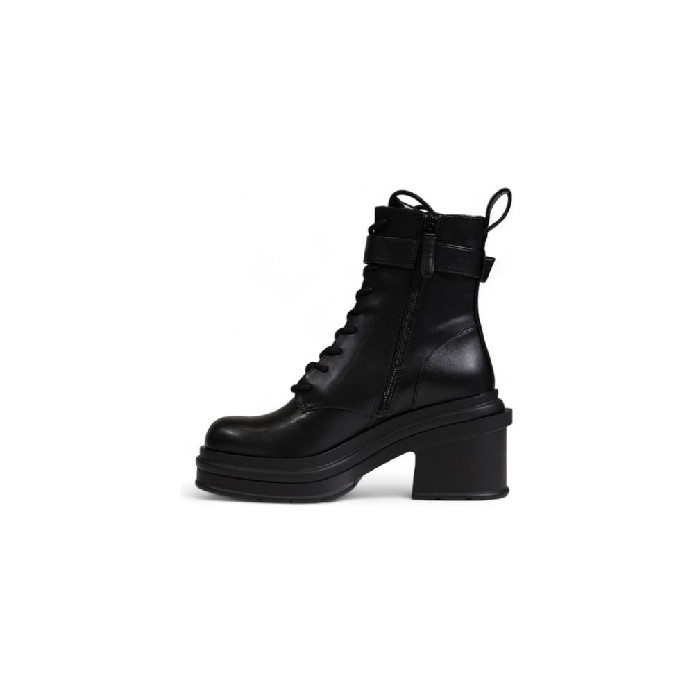 Armani Exchange Black Polyester Boot Armani Exchange