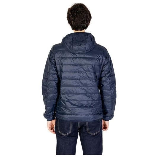 EA7 Emporio Armani Blue Polyamide Jacket EA7 Emporio Armani