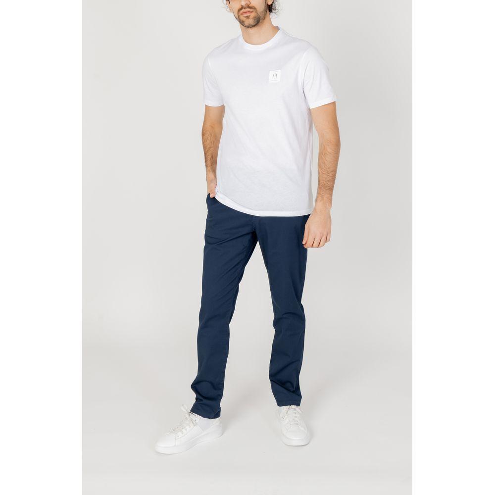 Armani Exchange Blue Cotton Jeans & Pant Armani Exchange