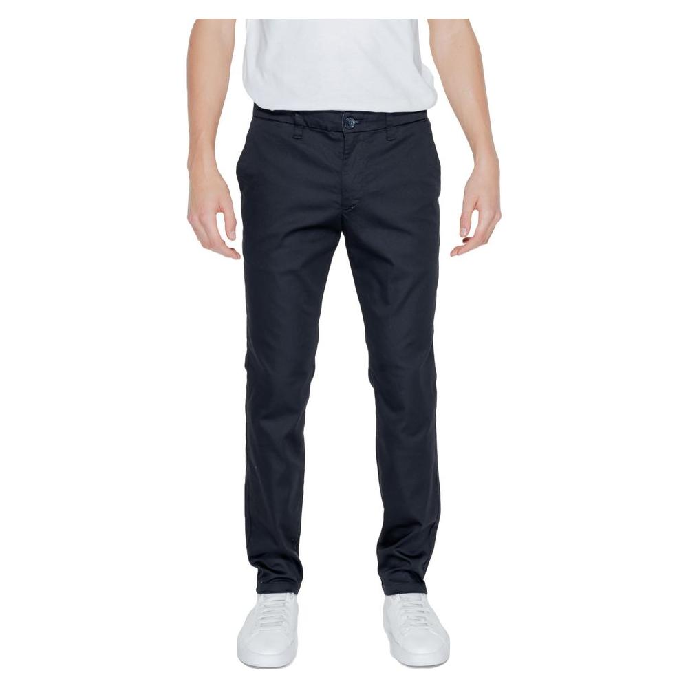 Armani Exchange Black Cotton Jeans & Pant Armani Exchange