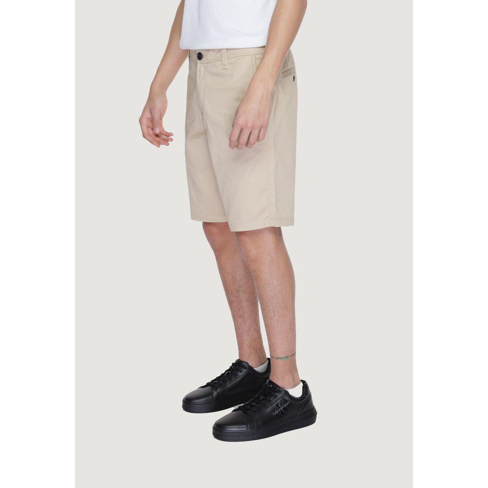 Armani Exchange Beige Cotton Short Armani Exchange