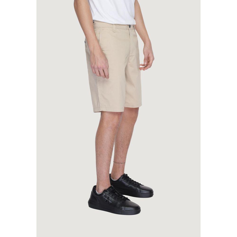 Armani Exchange Beige Cotton Short Armani Exchange