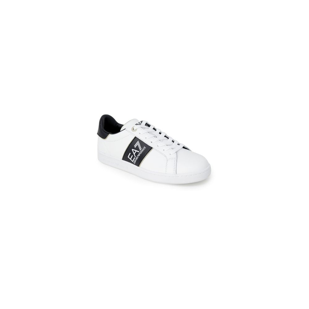 EA7 Emporio Armani White Leather Sneaker EA7 Emporio Armani